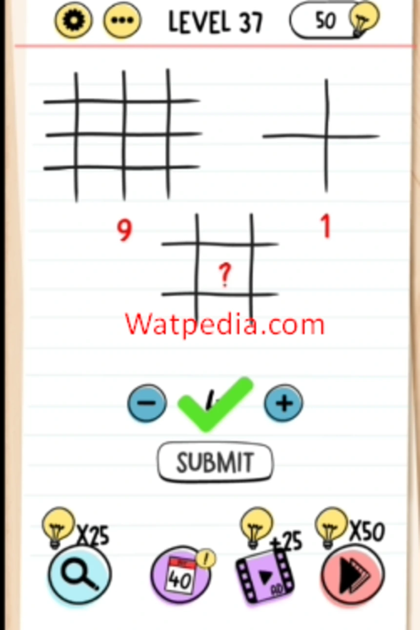 Brain Test Level 37 Answers • Game Solver