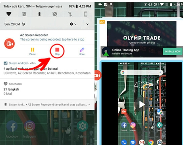 √ Nah ini Cara merekam Layar Pada Android dengan Mudah - watpedia.com