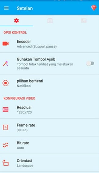 cara merekam Layar hp