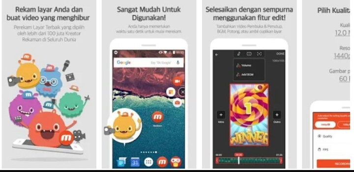 cara merekam Layar hp