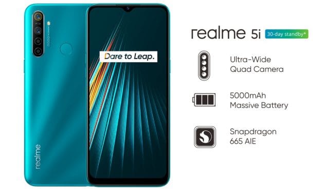 Spesifikasi dan Harga Realme 5i