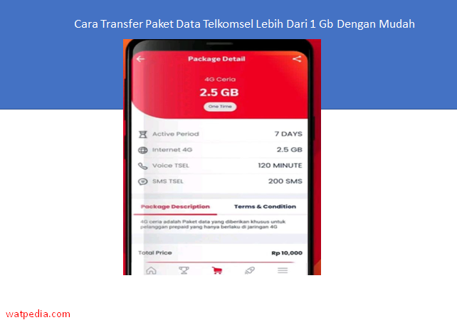 Cara Transfer Paket Data Telkomsel Lebih Dari 1 Gb