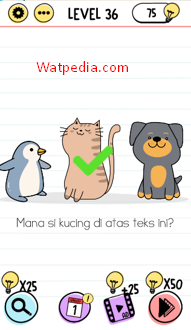 Mana si kucing di atas Teks ini?