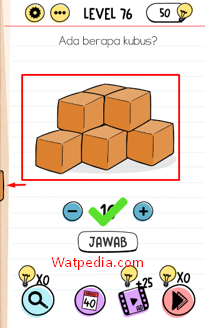 Ada berapa kubus?