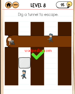 Brain Test 2 Prison Escape Level 8