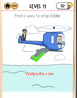 Brain Test 2 Smith and Joe Part 1 Level 11 Find a way to stop Eddie