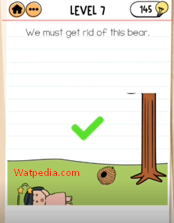 Brain Test 2 Bad Luck Betty Level 7 We must get rid of this bear