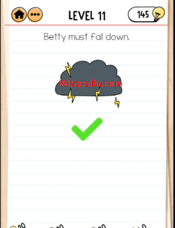 Brain Test 2 Eddie’s Revenge Level 11 Betty must fall down