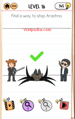 Brain Test 2 Smith and Joe Vs Professor Bigbrain Level 16 Find a way to stop Arachno