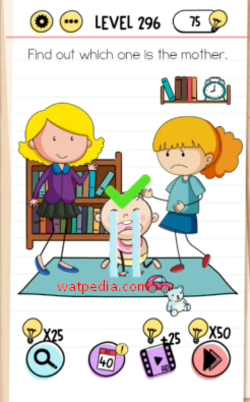 Brain Test Level 296  Find out which one is the mother