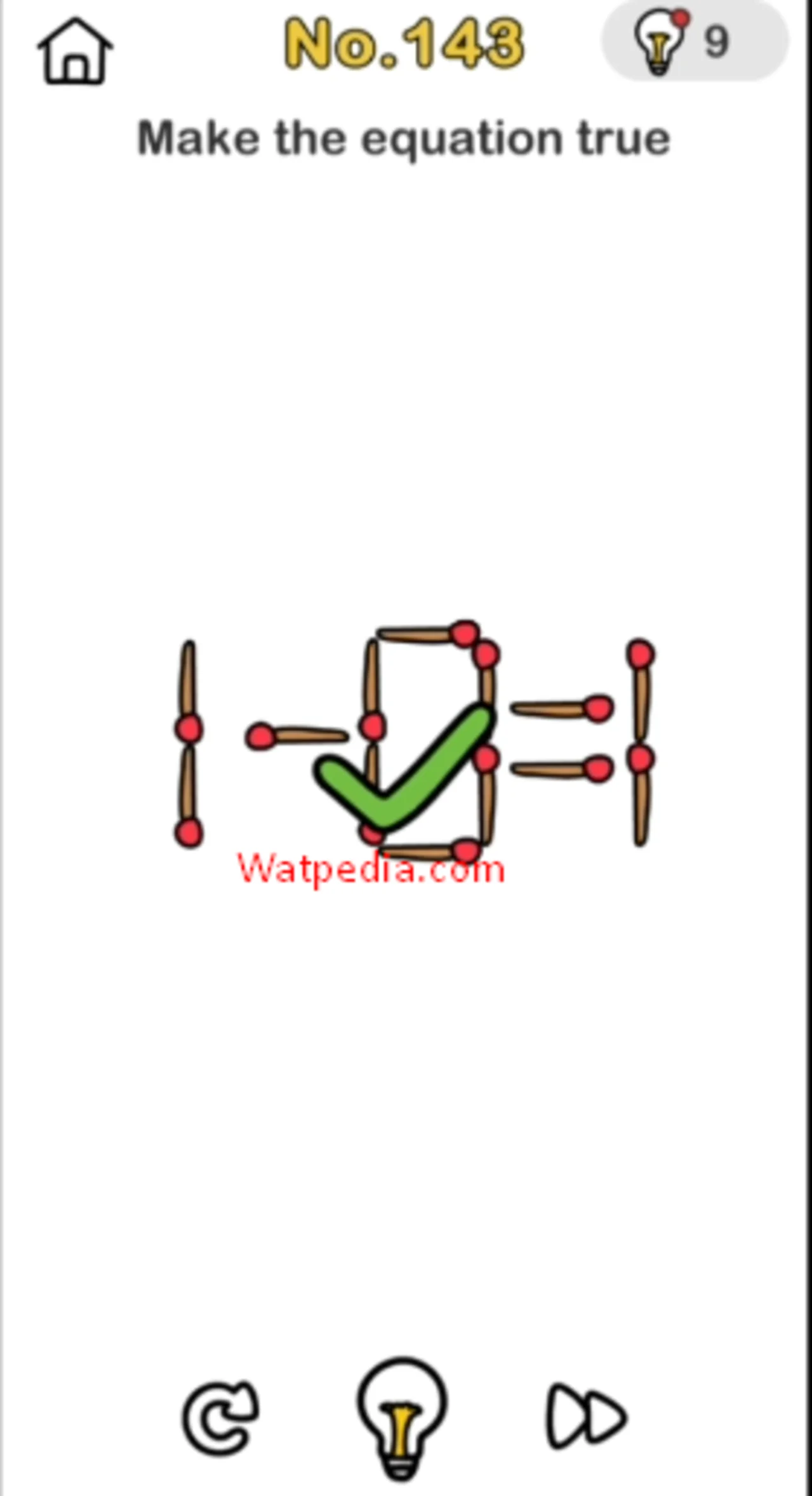 BRAIN OUT Level 143 MAKE THE EQUATION TRUE