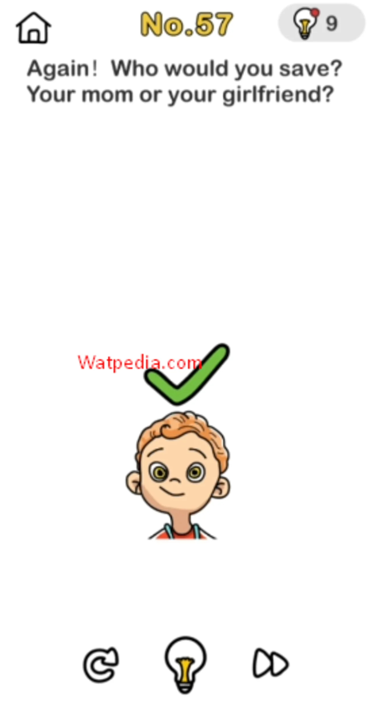 BRAIN OUT Level 57 AGAIN! WHO WOULD YOU SAVE