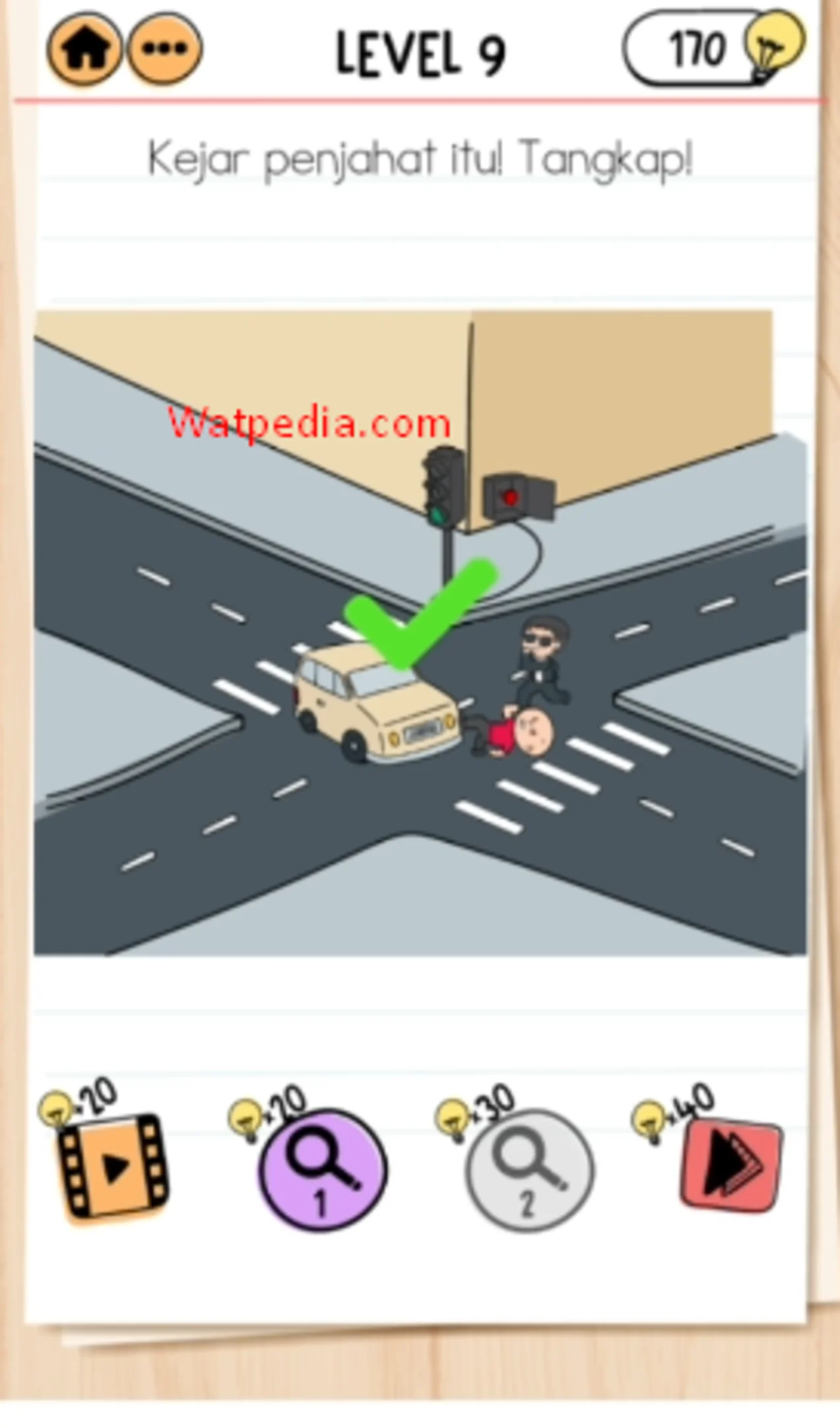 Brain Test 2 Agen Sam Level 9 Kejar penjahat itu! Tangkap!